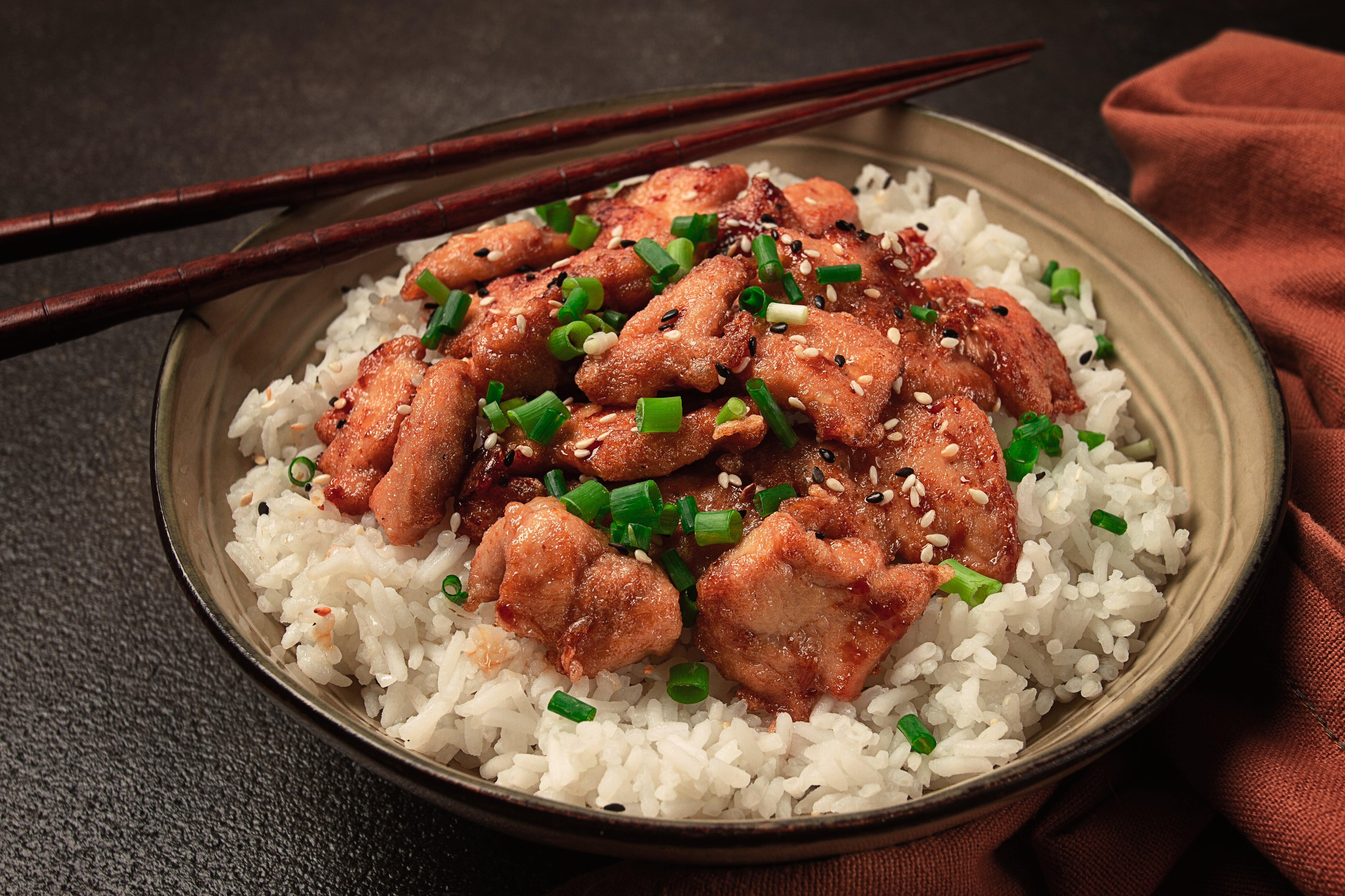 Chicken Teriyaki with Garlic - Butter Rice