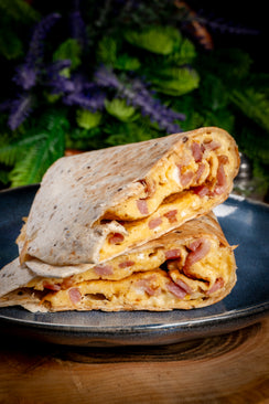 Breakfast Wrap with French Fries